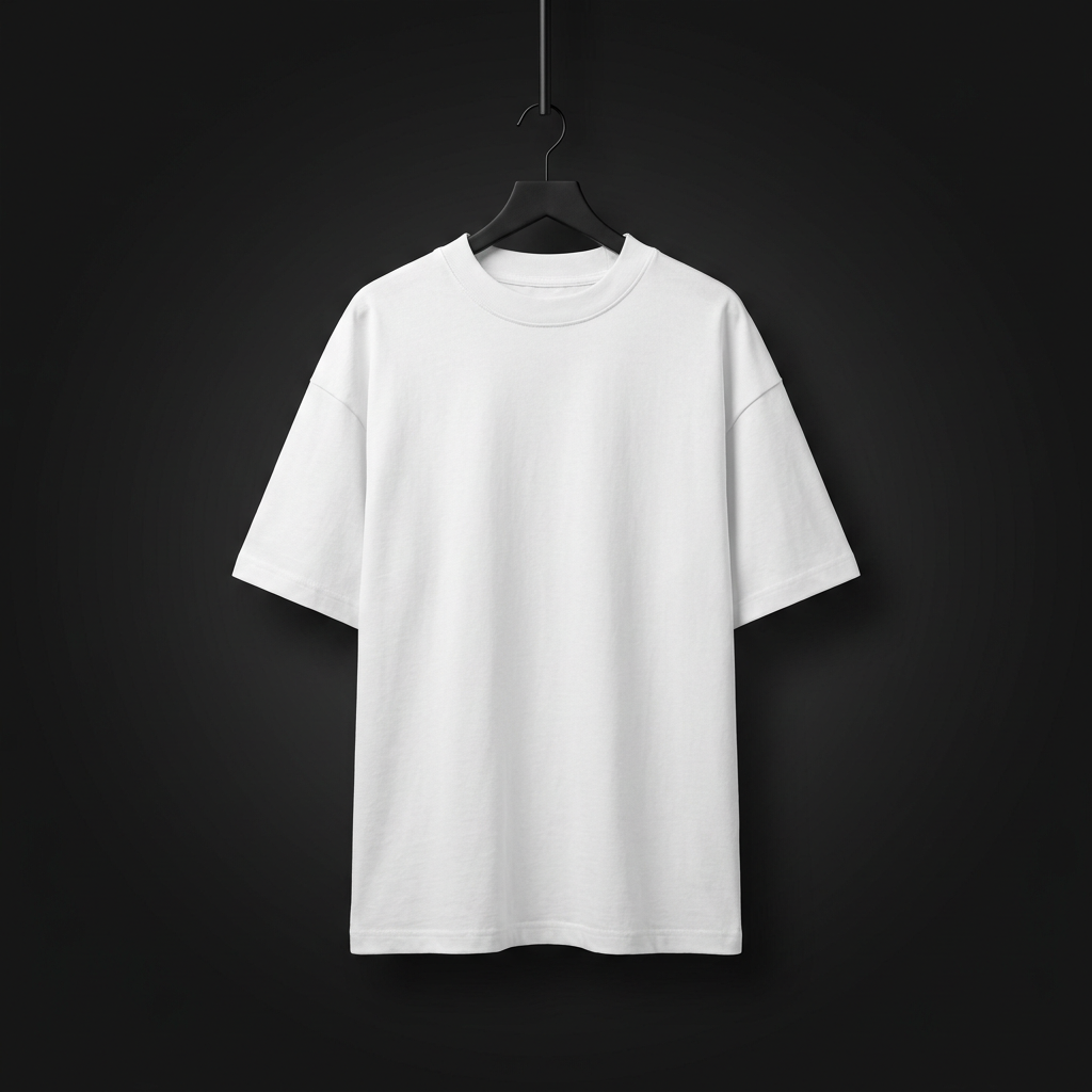 stki-oversize-white Cloud Oversize Tee - Image 1